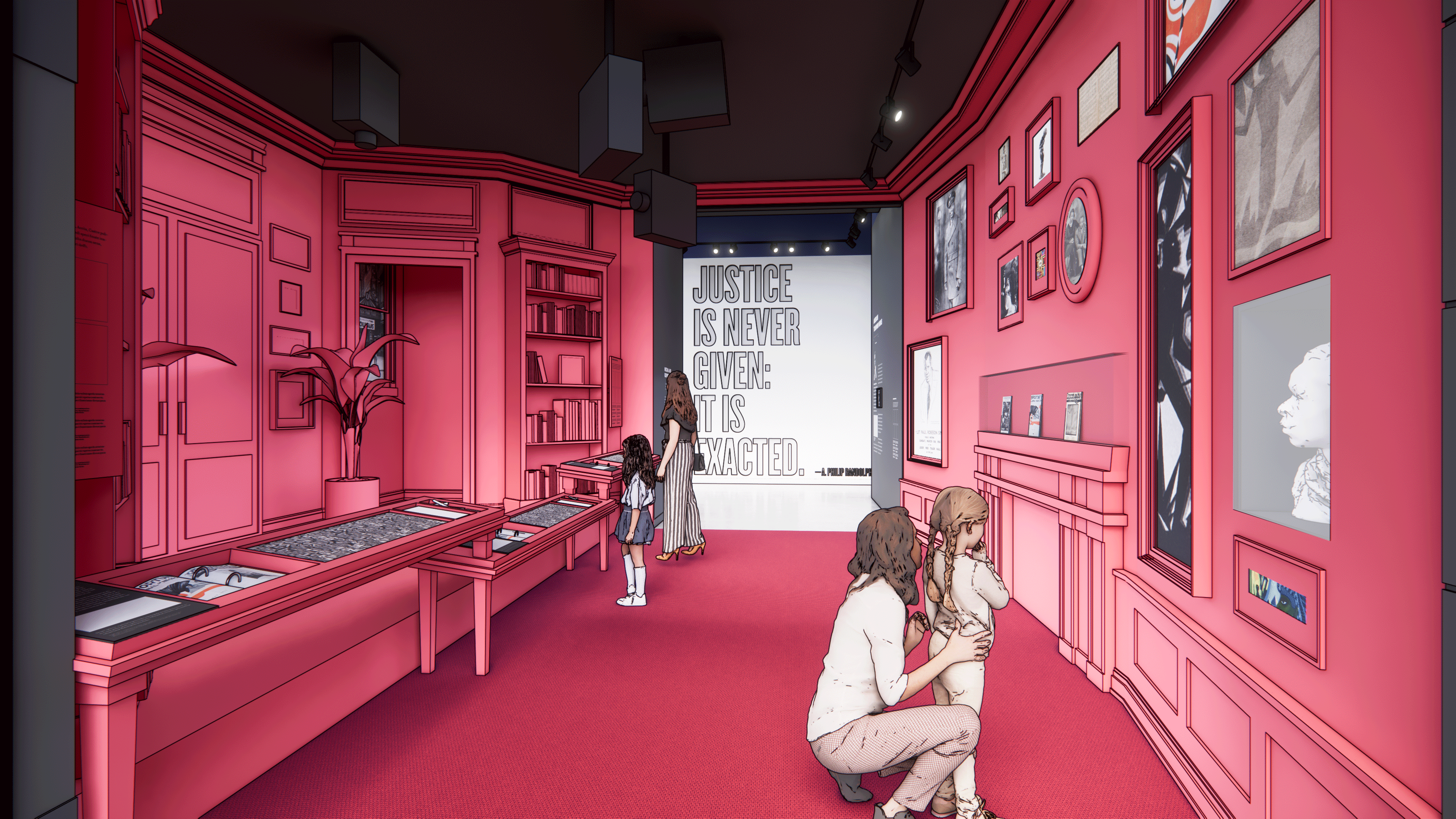 Urban Civil Rights Museum in Harlem. Design: Local Projects.