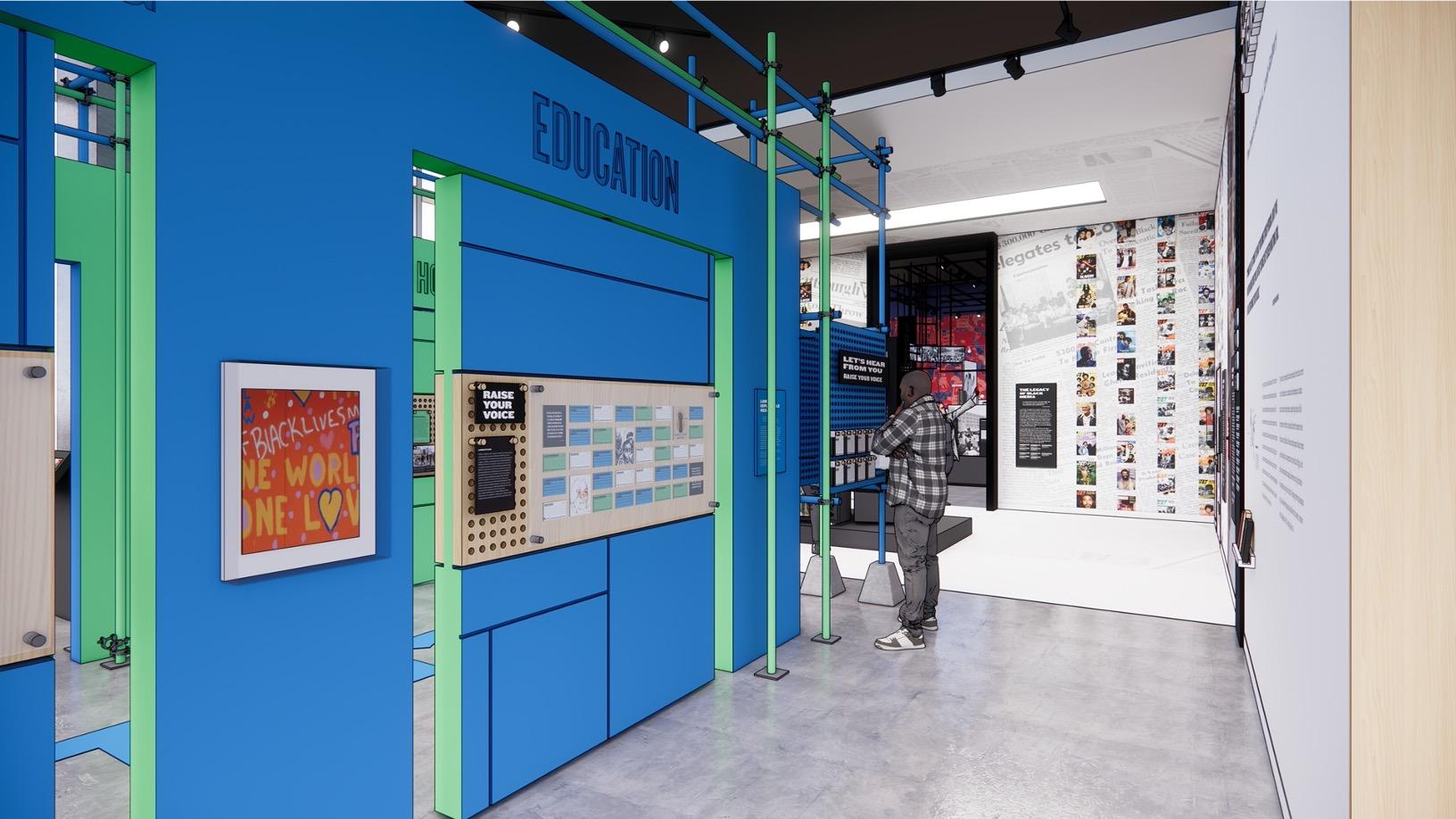 Urban Civil Rights Museum in Harlem. Design: Local Projects.