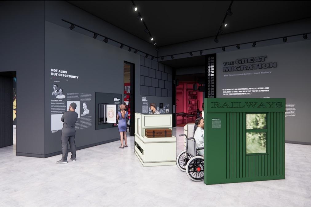 Urban Civil Rights Museum in Harlem. Design: Local Projects